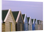 Beach huts in a row, close-up by Assaf Frank